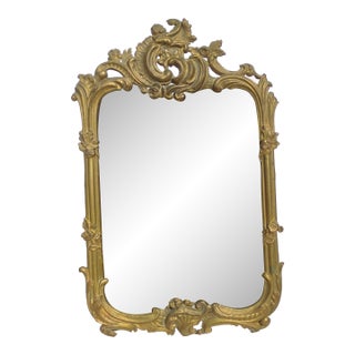 Gilt Brass Rococo Repousse Phtoto Frame For Sale