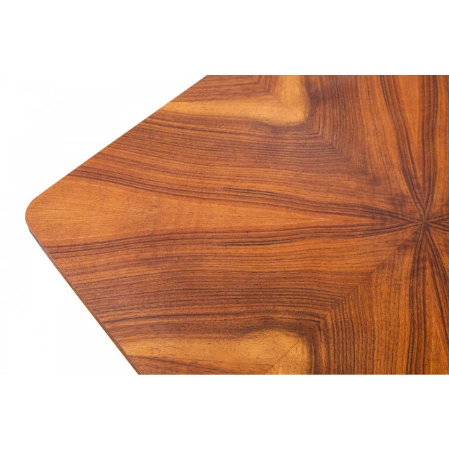 1950s Art Deco Square Table, Poland, 1950s For Sale - Image 5 of 7