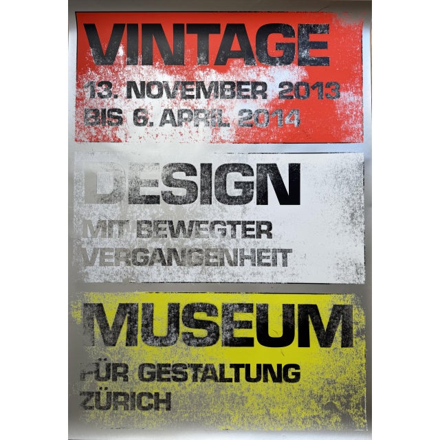 Ralph Schraivogel, with a Turbulent Past, Serigraphy Uldry Ag, 2000s, Paper For Sale - Image 9 of 9