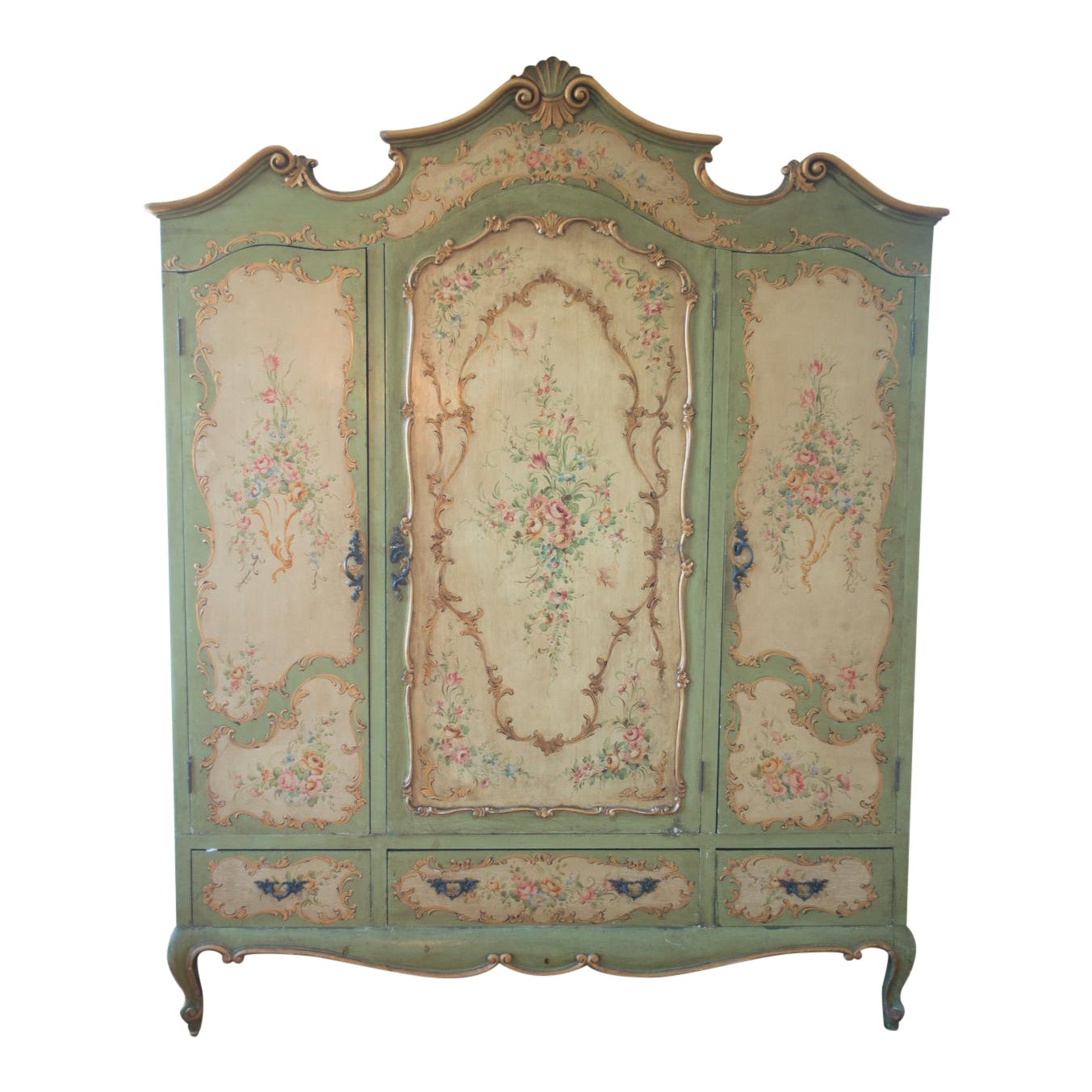 Antique HandPainted French Armoire Chairish