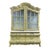 Drexel French Country Yellow China Cabinet For Sale