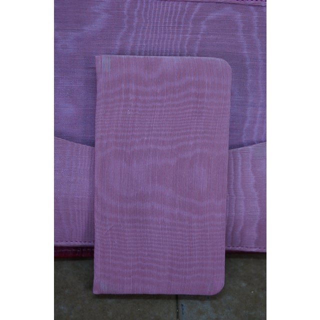 Vintage Red Leather Textured Journal Planner With Lock & Key Diary Portfolio For Sale - Image 10 of 16