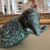 Wonderful bronze life size bird with worm in mouth showing lovely verdigris. Very heavy weighing 3.5 pounds. Lovely...
