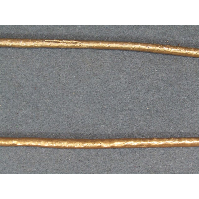 Grant Dawson Mangrove Collection 24k Gold-Plated Salad Servers, Set of 2 For Sale - Image 12 of 15