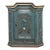 Original Painted Swedish Hanging Corner Cabinet, Dated 1784 For Sale