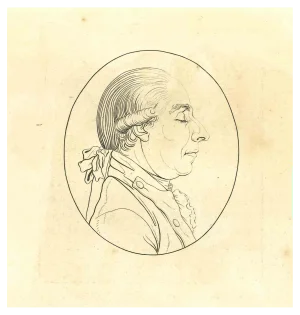 Thomas Holloway, Portrait, Original Etching, 1810