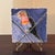 Vintage Hand Painted Studio Pottery Decorative Tile For Sale - Image 12 of 12