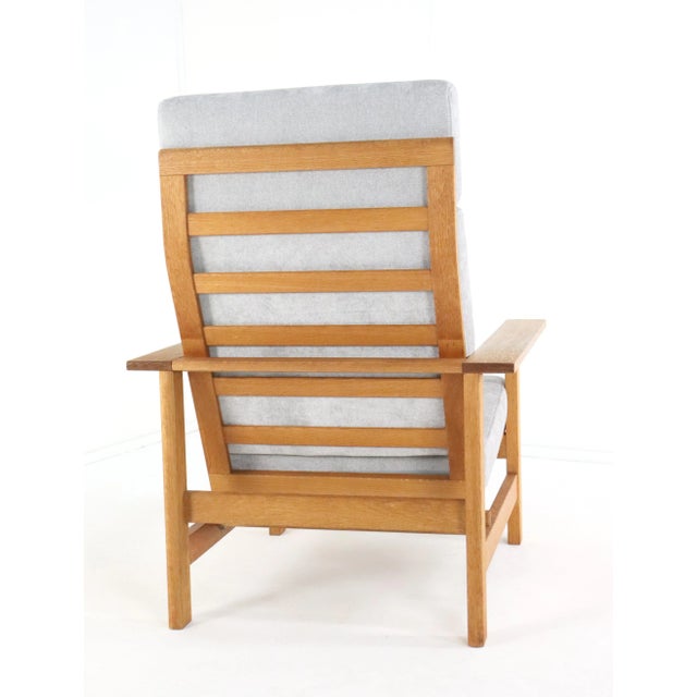 Completely restored armchair, model 2461, designed by Søren Holst for Frederica Stolefabrik. This Danish armchair is made...