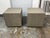 2010s Restoration Hardware Gray Shagreen Plinth Side Tables, Pair For Sale - Image 5 of 12