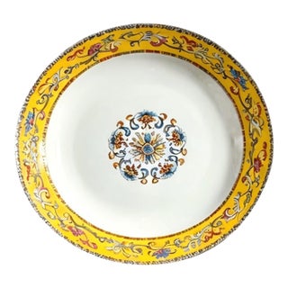 Chinese Ceramic Plate,Qianlong Marked Famille Rose Porcelain Plate Hand Painted Flowers Pattern For Sale