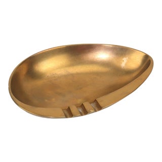 Sculptural Bronze Mid Century Modern Ashtray, c.1960 For Sale