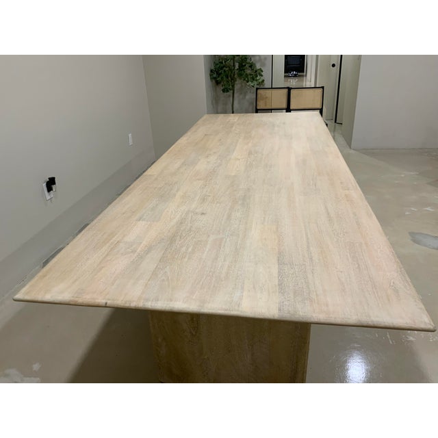 Modern West Elm Dining Table For Sale - Image 3 of 4