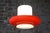 Mid-Century Czech Red Glass Pendant Light attributed to Napako, 1960s For Sale - Image 9 of 11