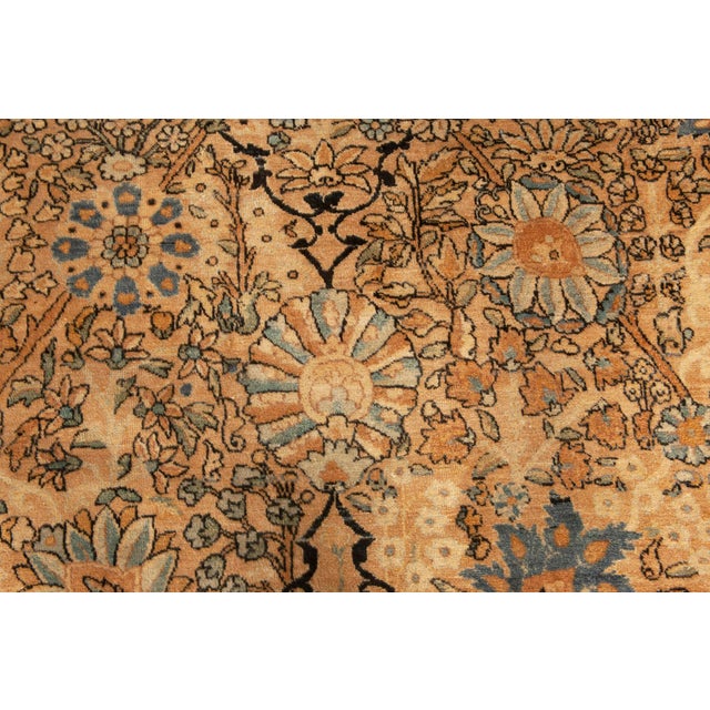 Fine 1920s Persian Kirman Handmade Wool Rug For Sale - Image 4 of 4