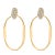 Discover elegance redefined with these resplendent .925 sterling silver dangle earrings, lavishly coated in 14K yellow...