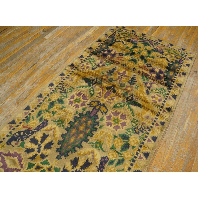 Early 20th Century Irish Donegal Arts & Crafts Carpet (3'6" x 11'2" -107 x 341 ) Antique Donegal – Arts & Crafts Hallway...