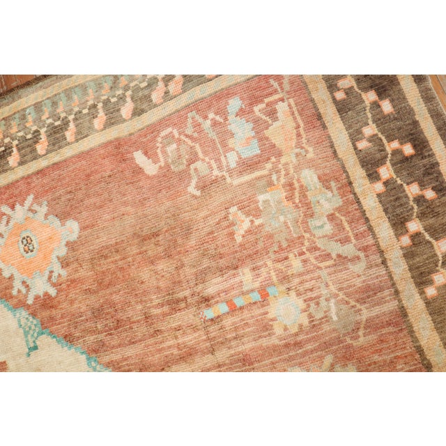 Folk Art Zabihi Collection Turkish Kars Large Pigeons Rug Dated 1904 - 9'5" x 11'5" For Sale - Image 3 of 12