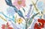 Red 2025, Illustrative Floral Painting, Large Diptych of Poopies and Wildflowers, Acrylic Paint on Watercolor by Romina Milano For Sale - Image 8 of 10
