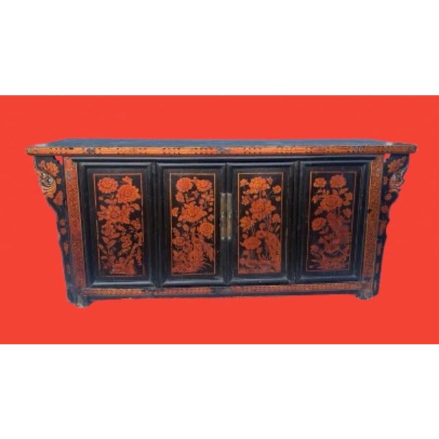 Chinoiserie Antique Chinese Enchanted Garden Coffer,C.1850 For Sale - Image 3 of 10