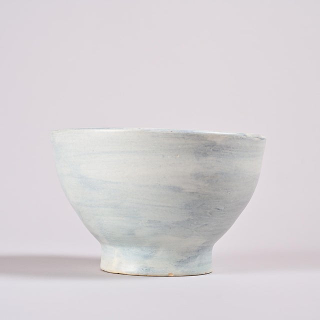 Glazed White Ceramic Bowl from Marie Madeleine Jolly, France, 1960s For Sale - Image 6 of 13
