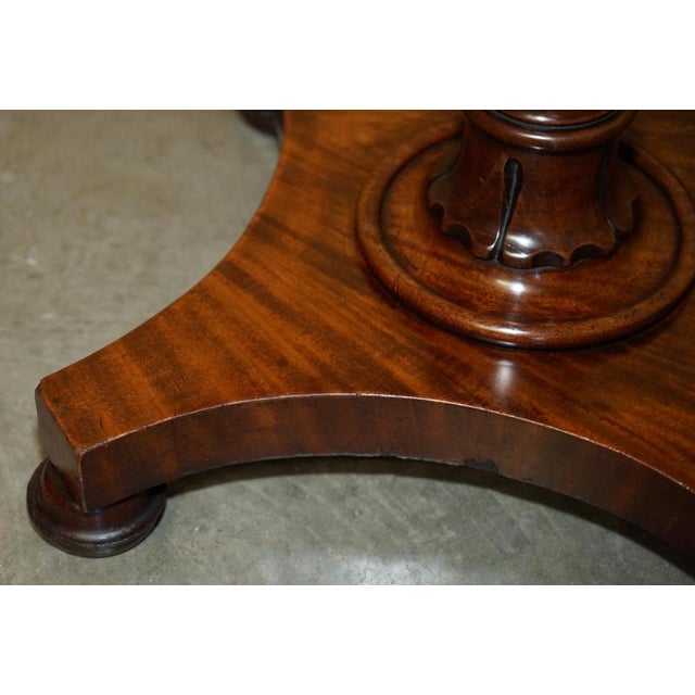 William IV Flamed Hardwood Side Table, 1830 For Sale - Image 10 of 18
