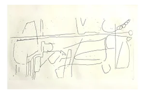 André Lanskoy - Composition - Original Etching 1960