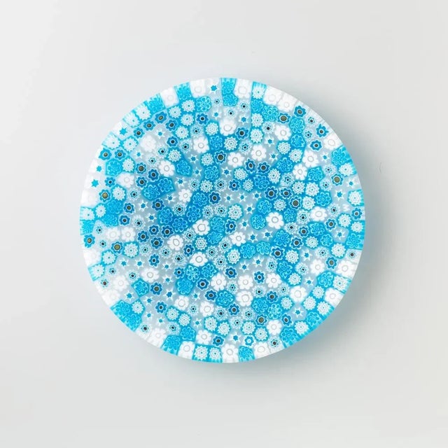 Contemporary Murano Glass Millefiori Plate by Ercole Moretti For Sale - Image 3 of 5
