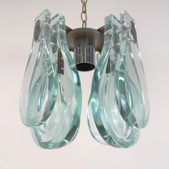 Italian Designer Chandelier For Sale - Image 4 of 12