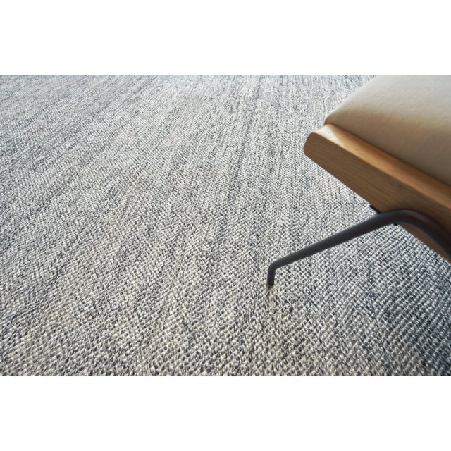 2020s Exquisite Rugs Rhodes Handmade PET Yarn Black Rug-12'X15' For Sale - Image 5 of 7