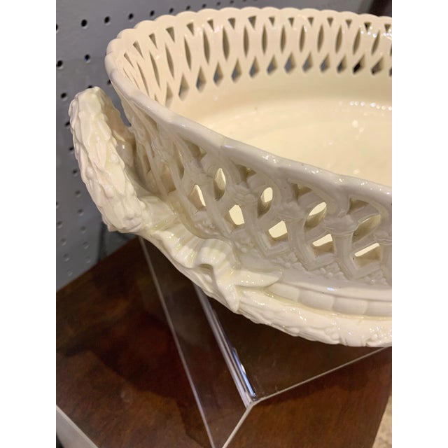 Wedgwood Antique Early 20th Century Wedgwood Creamware Centerpiece For Sale - Image 4 of 13