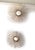 Set of two Francois Chaty Vallauris Style Accent Mirrors with a Sunburst Design, each featuring a round central flat...