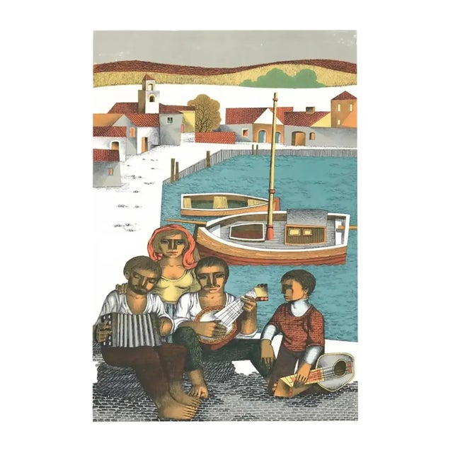 1970s Jorge Dumas Festejo Lithograph For Sale