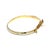 Elevate your accessory game with our exquisite 18k Yellow Gold Cuff Hand Bangle, a stunning piece that beautifully...