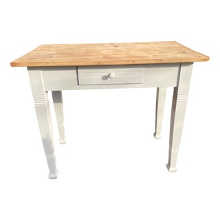 Antique Table in Fir, 1890s For Sale