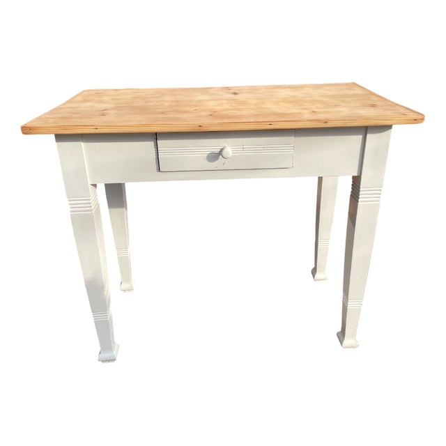 Antique Table in Fir, 1890s For Sale