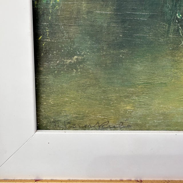 Timoteo Pérez Rubio, Green Landscape, 1920s, Oil on Cardboard For Sale - Image 17 of 18