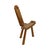 Wood Mid-Century Modern Spanish Brutalist Tripod Chair in Oak For Sale - Image 7 of 14
