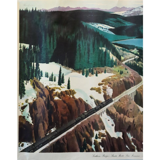Date: 1950 Size: 26 x 20 inches Artist: Fred Ludekens About the poster: Southern Pacific Lines was an American Class...