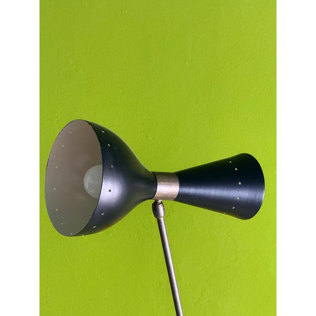 Large Vintage Brass Chandelier, 1950s For Sale - Image 9 of 11