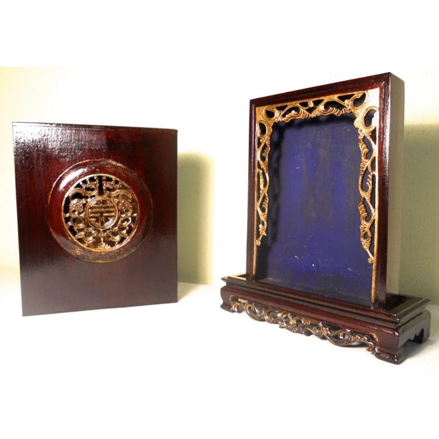 This Antique Chinese Idol box was originally made for display small buddha statue, or memorial tablet of loved one, or the...