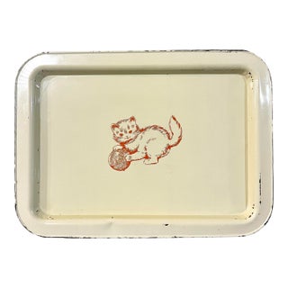 Mid Century Kitten Tray For Sale