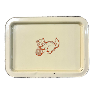 Mid Century Kitten Tray