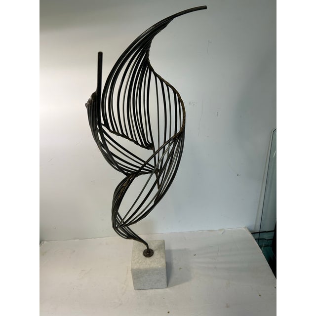 Mid-Century Modern 1970s Curtis Jere Abstract Sculpture on Granite Base For Sale - Image 3 of 7