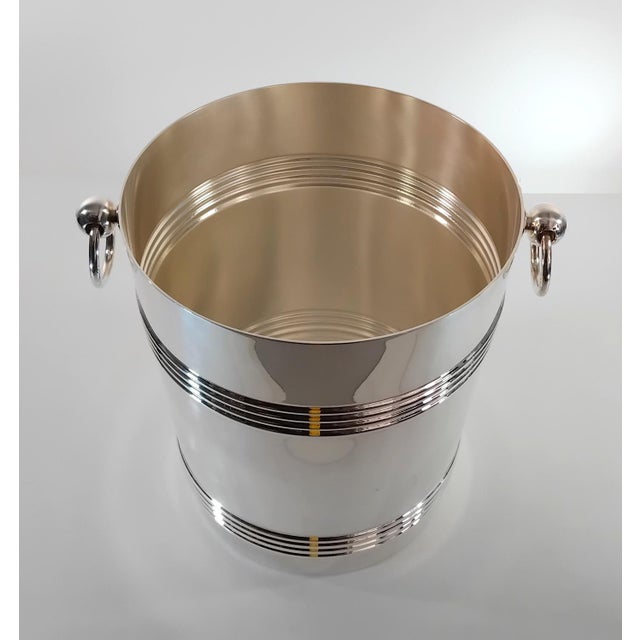 1950s Three Christofle-Gallia "Biarritz" Model Champagne Cooler For Sale - Image 10 of 13