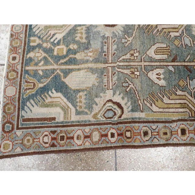 Textile Galerie Shabab Collection Mid-20th Century Persian Malayer Accent Rug For Sale - Image 7 of 9