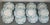 Early 20th Century Minton Porcelain Dinner Plates in a Light Blue & Mauve Flower Pattern - a Set of 12 For Sale - Image 12 of 13