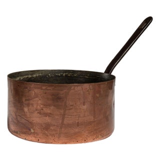 19th Century Belgium Terra Cotta Copper Serving Piece For Sale