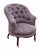 Purple Antique Victorian Ladies Tub Bedroom Chair, 19th Century For Sale - Image 8 of 8