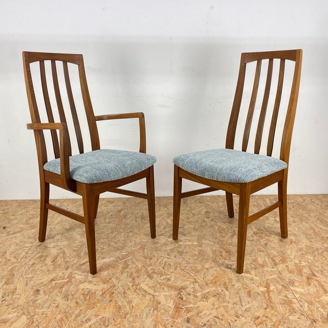 Mid-Century Dining Chairs attributed to William Lawrence for William Lawrence of Nottingham 1960s, Set of 4 For Sale - Image 4 of 6