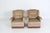 A very nice pair of vintage Danish modern (circa 1960's) bolstered / tufted channel back lounge chairs. The chairs are...
